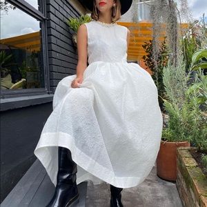 ❣️SOLD❣️ SIMONE ROCHA X HM WHITE  DRESS, SIZE M